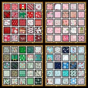 Poly Mailer Shipping Bags Christmas 100ct